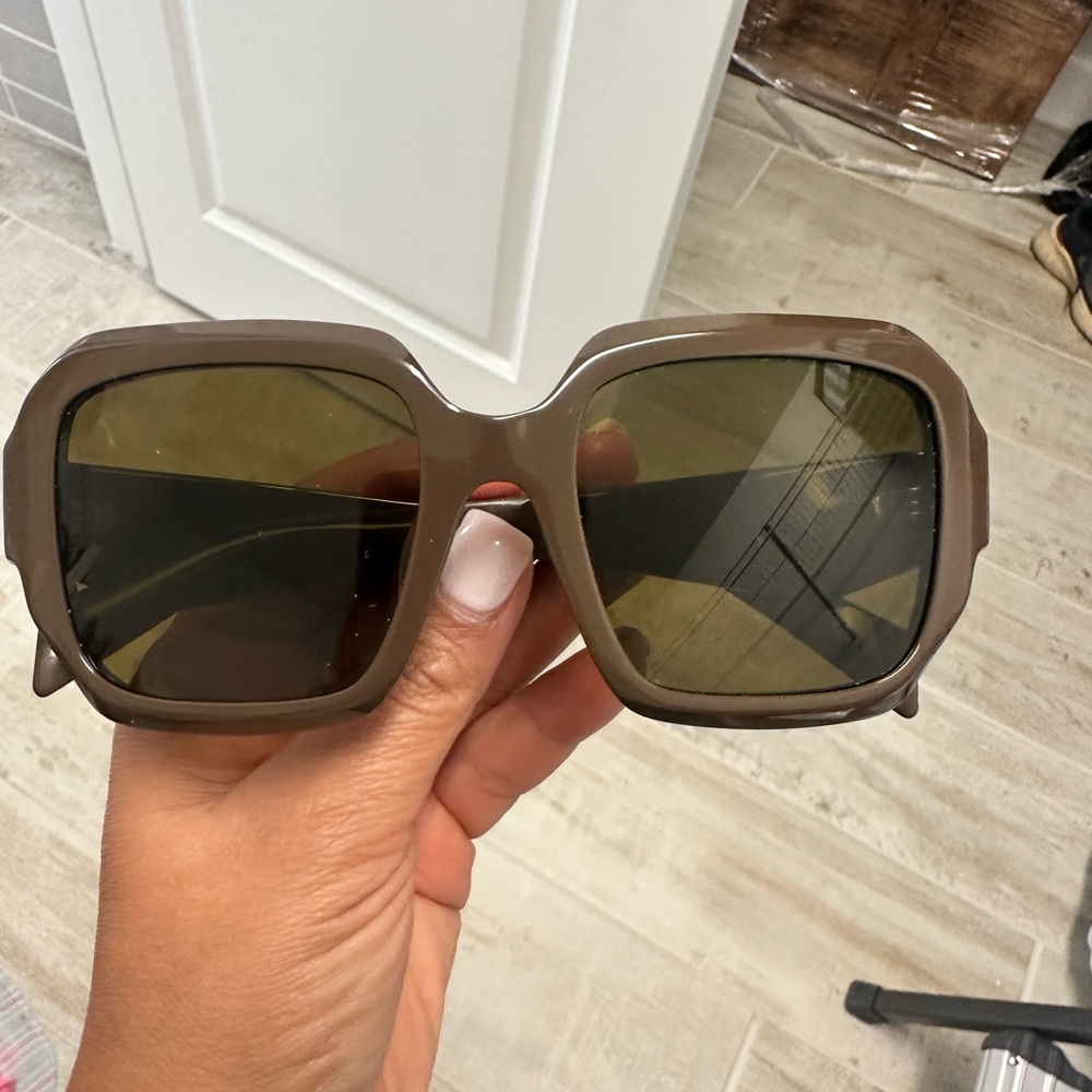 Prada Brown Square Sunglasses